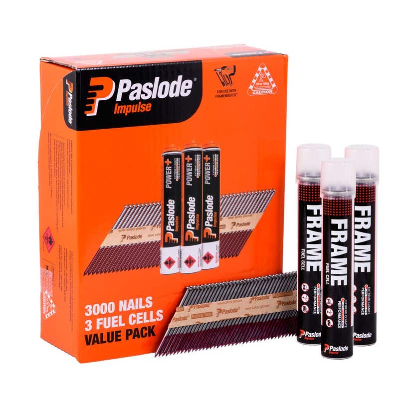 Paslode Framing Nails 75 x 3.06mm - Box of 3,000