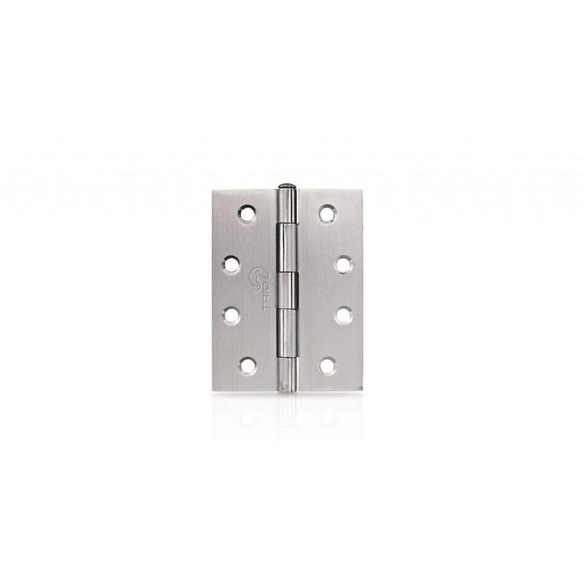 Trio Door Butt Hinge Fixed Pin Stainless Steel 100 x 75 x 1.6mm T10016FPSS20