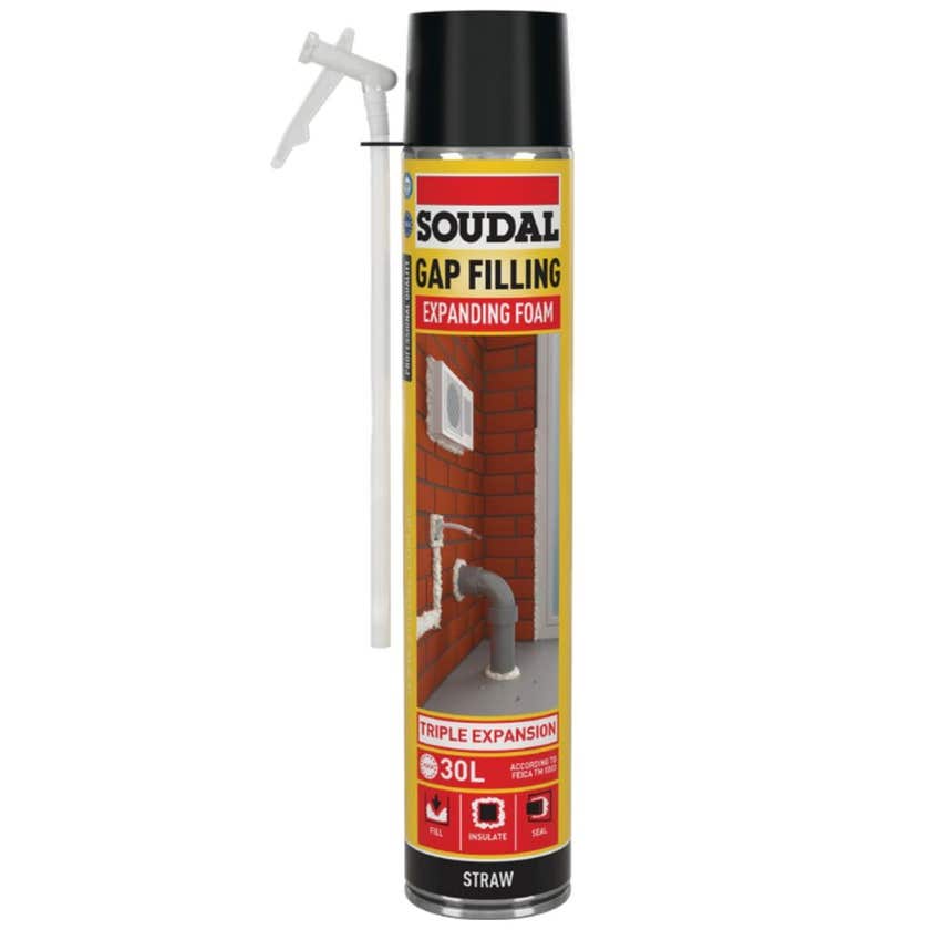 Soudal Expanding Foam Fix & Fill 750ml