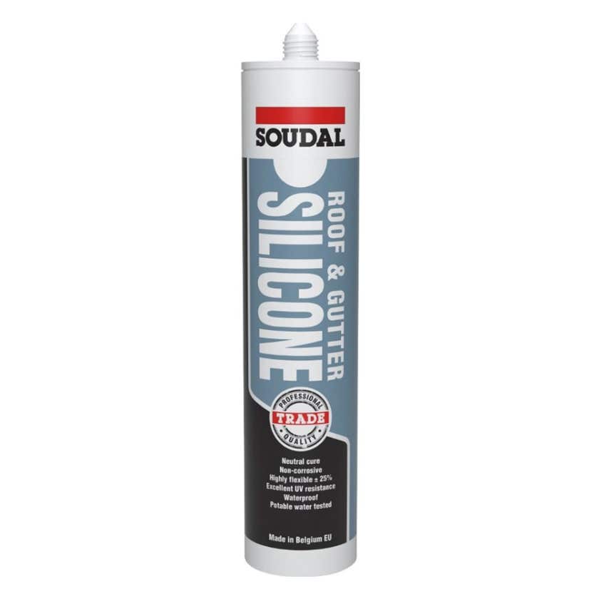 Soudal Silicone Roof & Gutter Grey 300ml