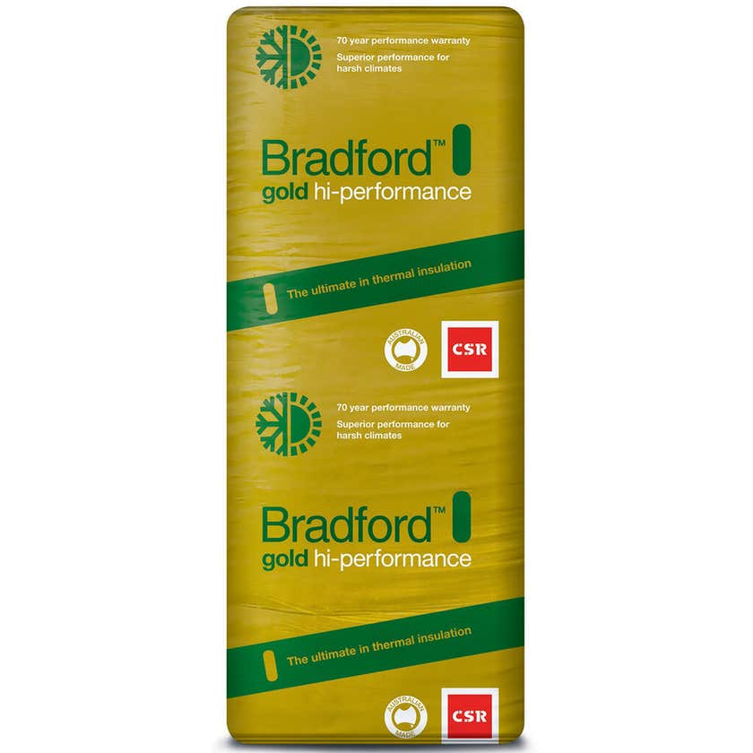 Bradford Gold High Performance R2.5 Wall Insulation Batts 1160x420 9 Piece Pack
