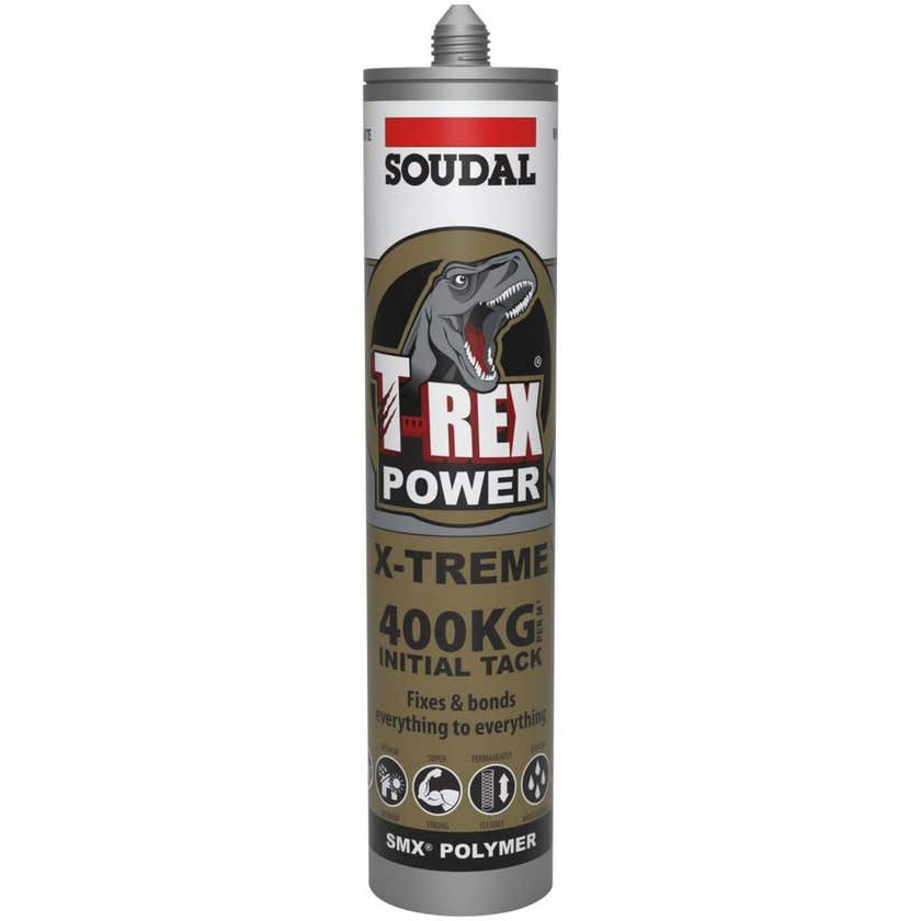 Soudal Adhesive T-Rex Xtreme Black 290ml