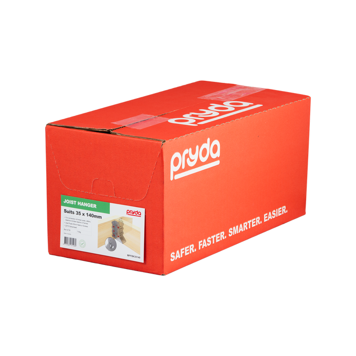 Pryda Joist Hanger - To Suit 35 x 140mm - 30 Pack